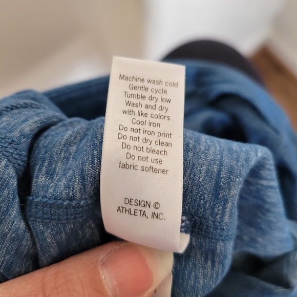 Athleta Yoga Capri Leggings in Blue Size XXS - Picture 10 of 10